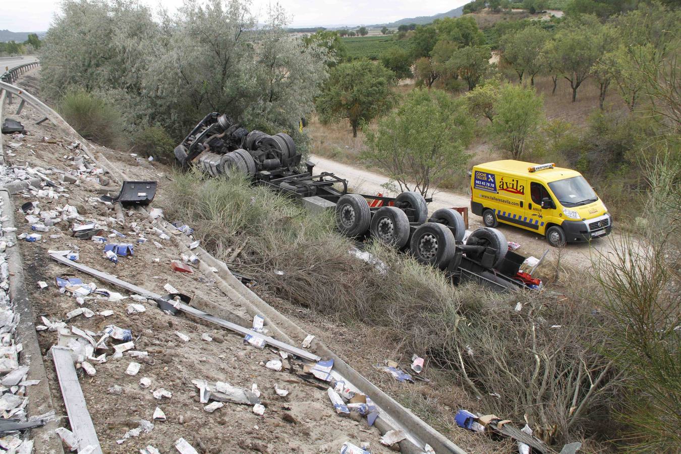 Accidente en la N-122