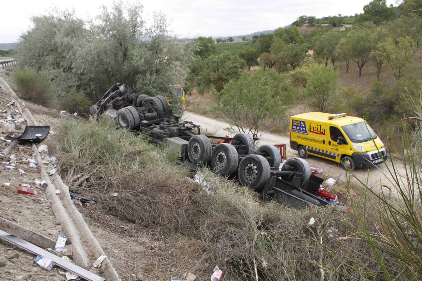 Accidente en la N-122