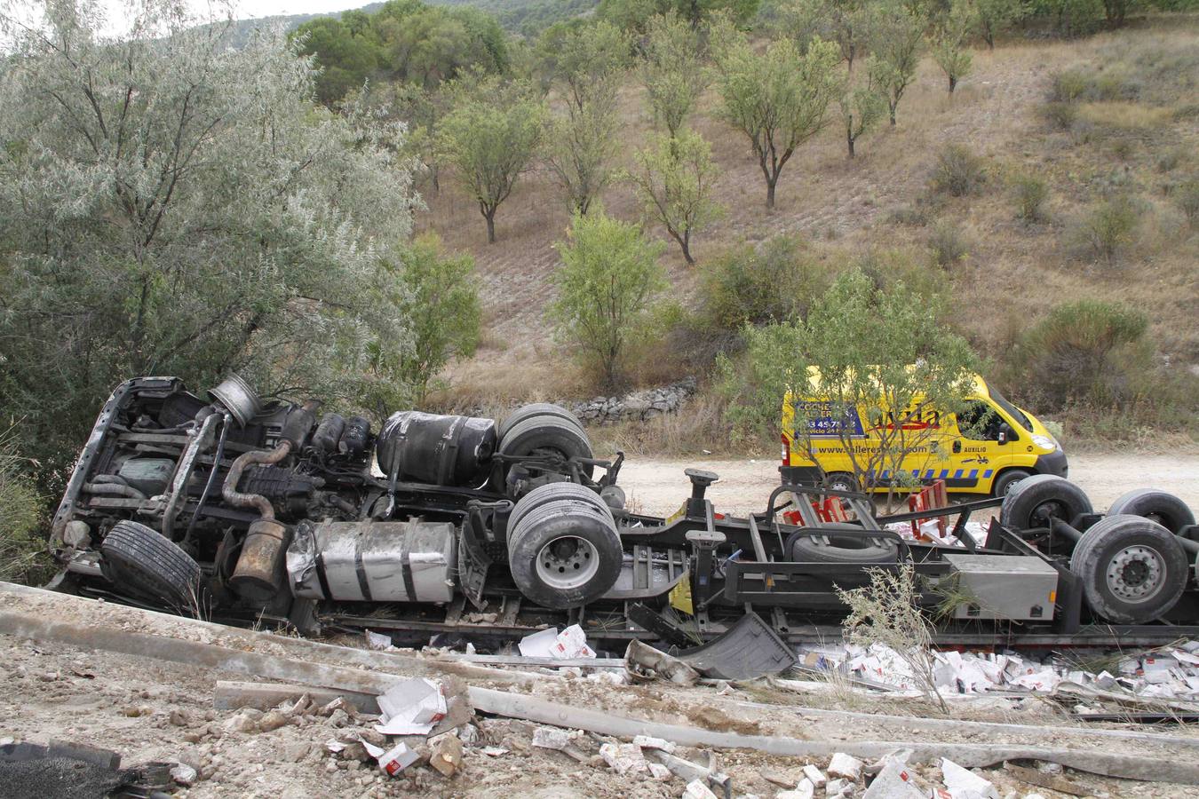 Accidente en la N-122