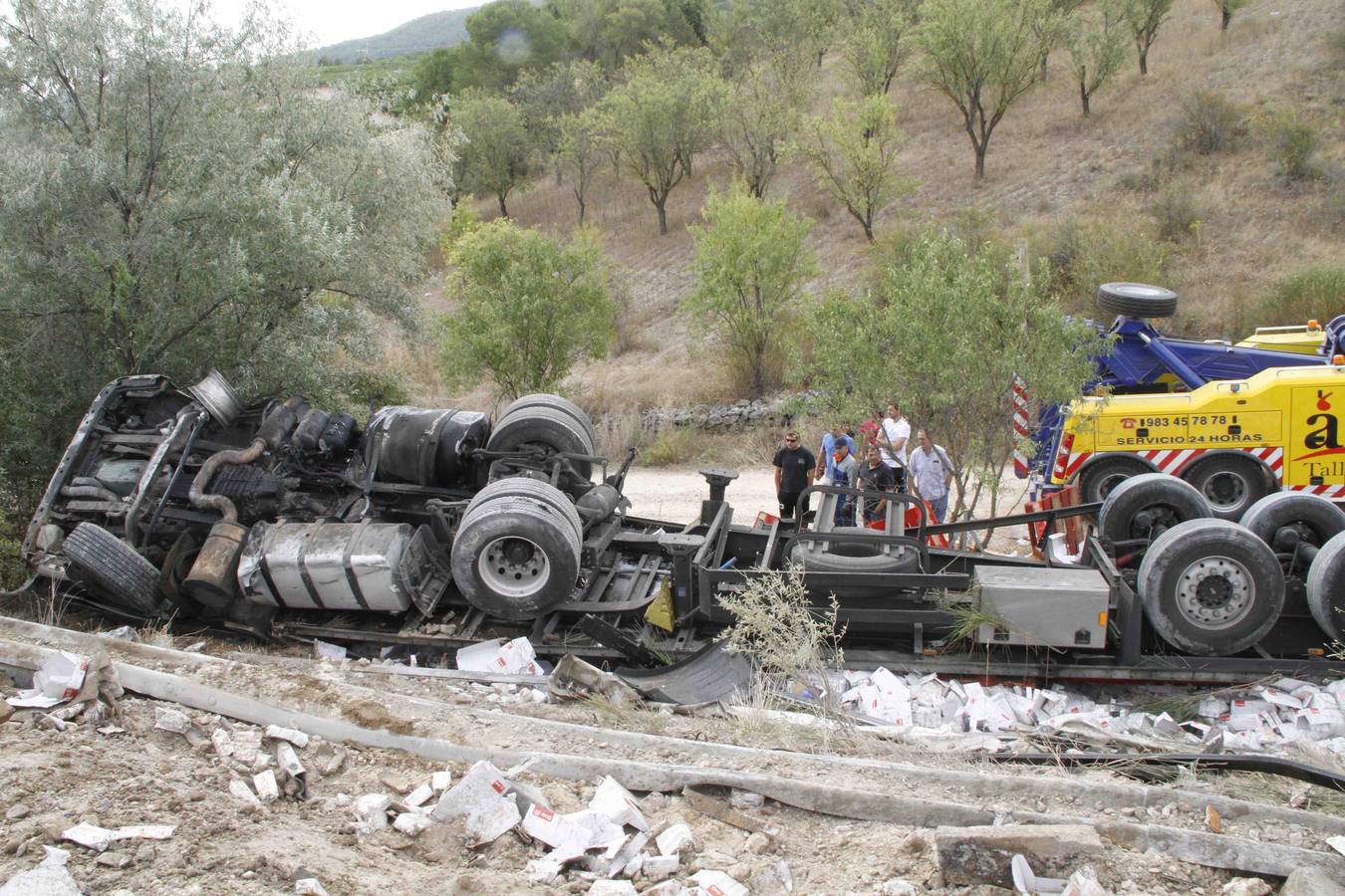 Accidente en la N-122