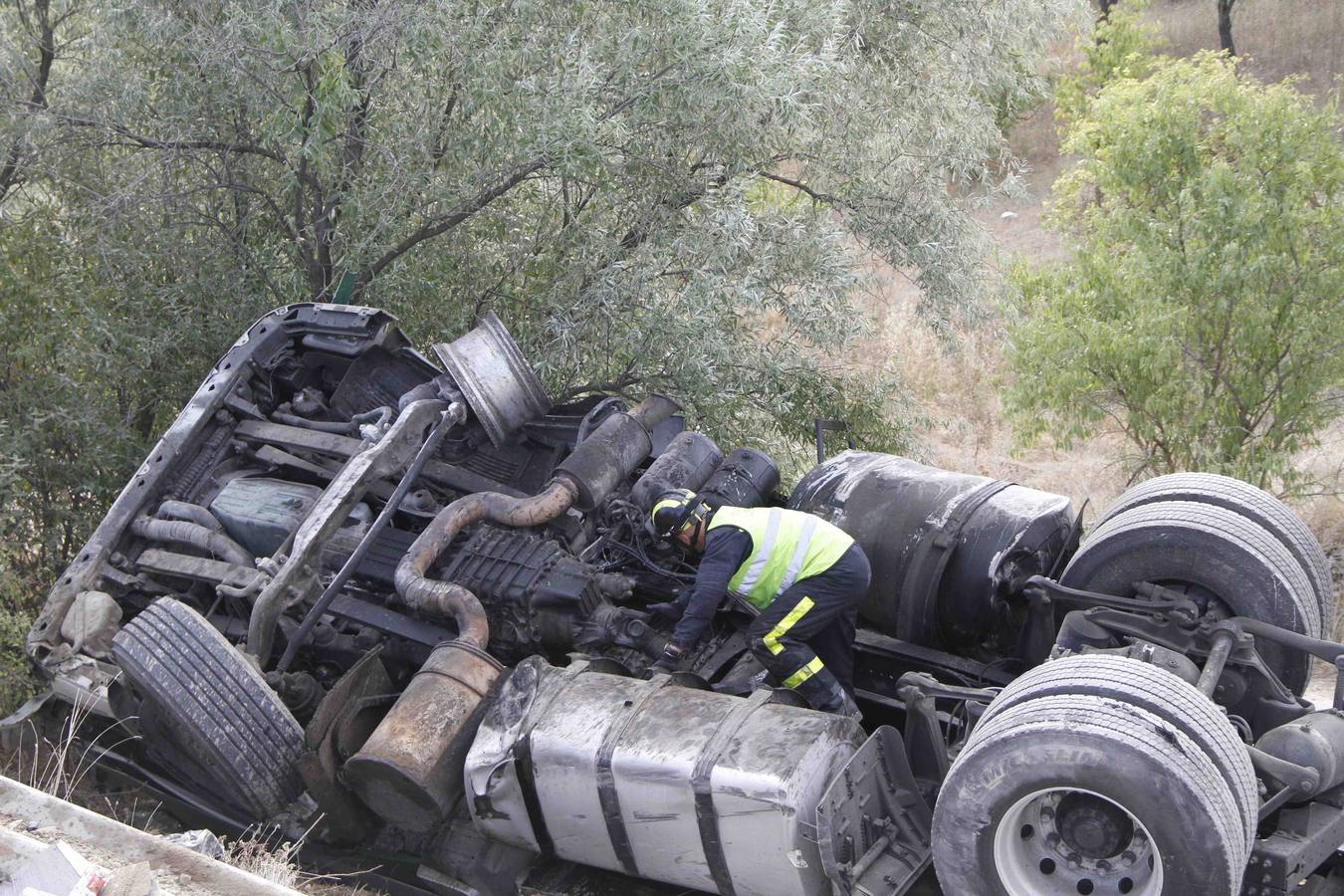 Accidente en la N-122