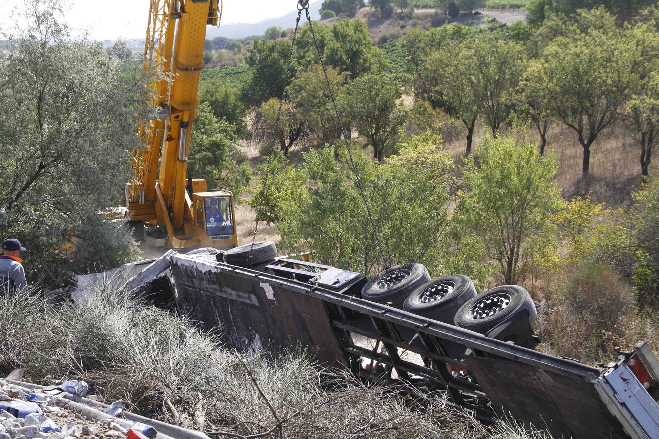 Accidente en la N-122