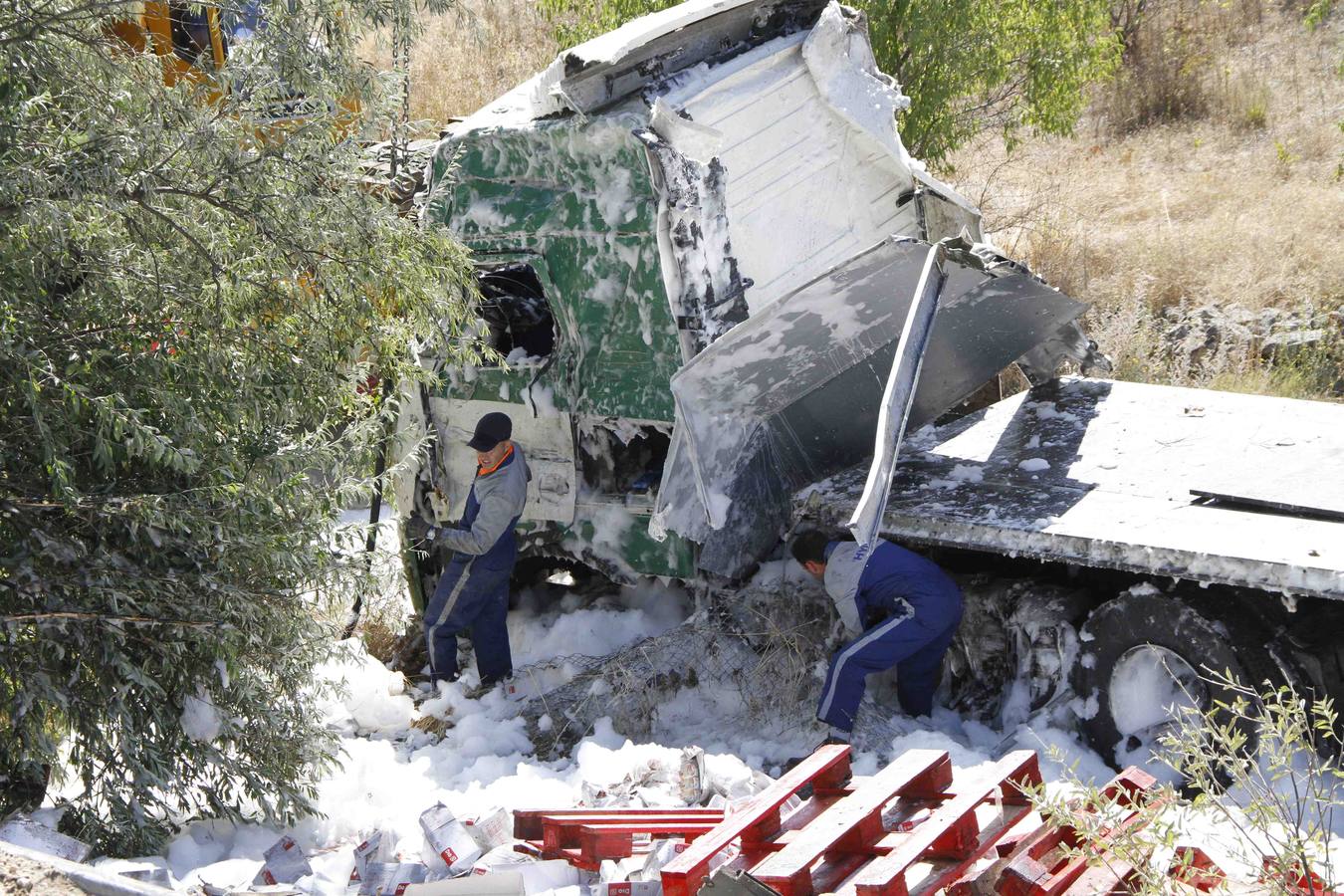 Accidente en la N-122