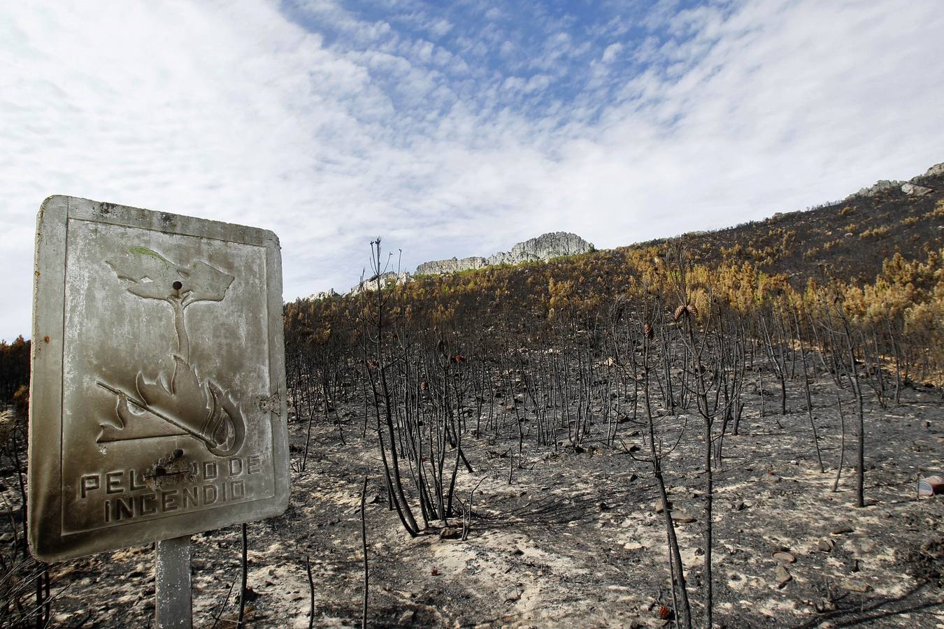 Segundo aniversario del incendio de Castrocontrigo