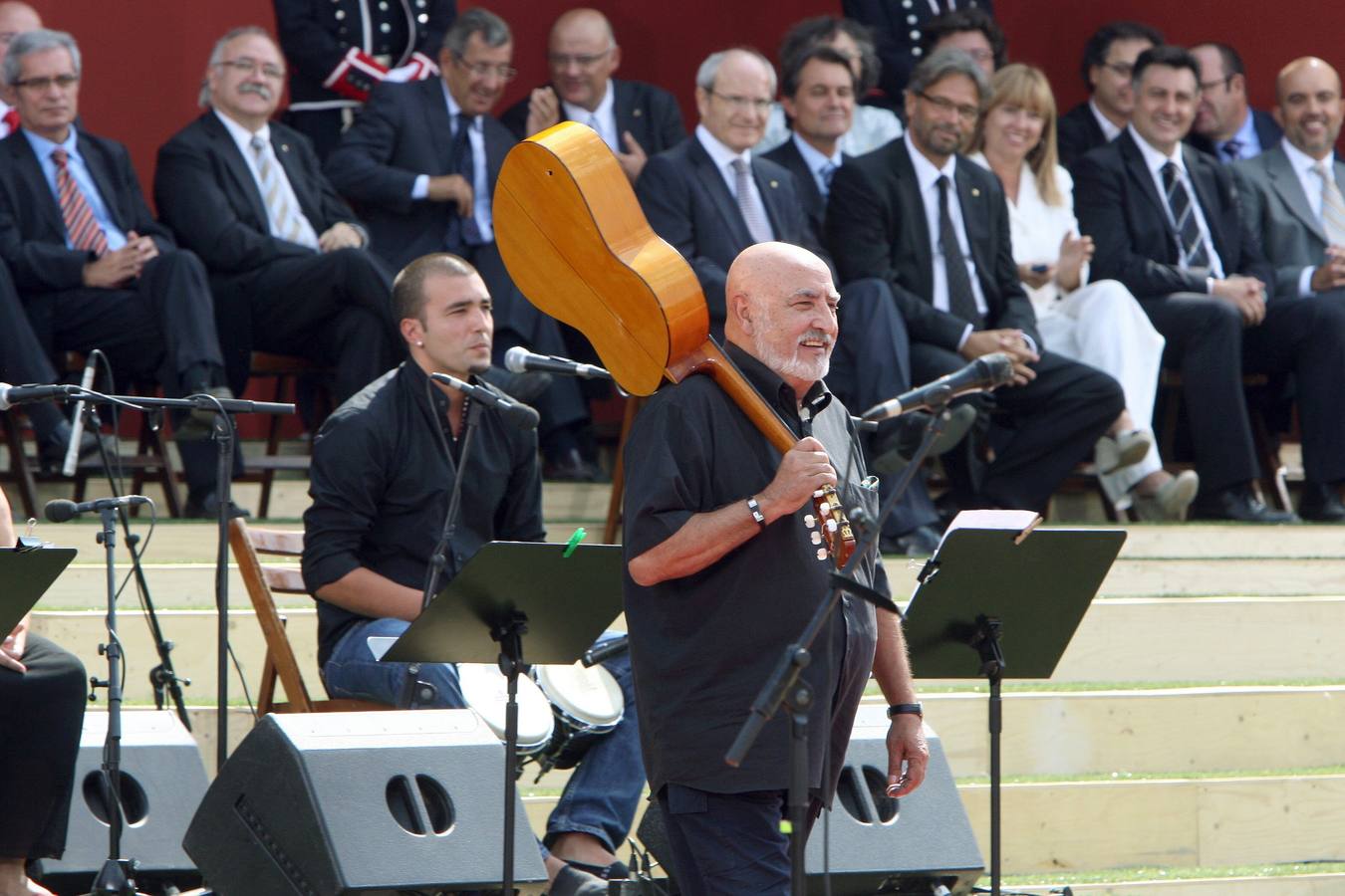 Peret, durante la Diada en 2009