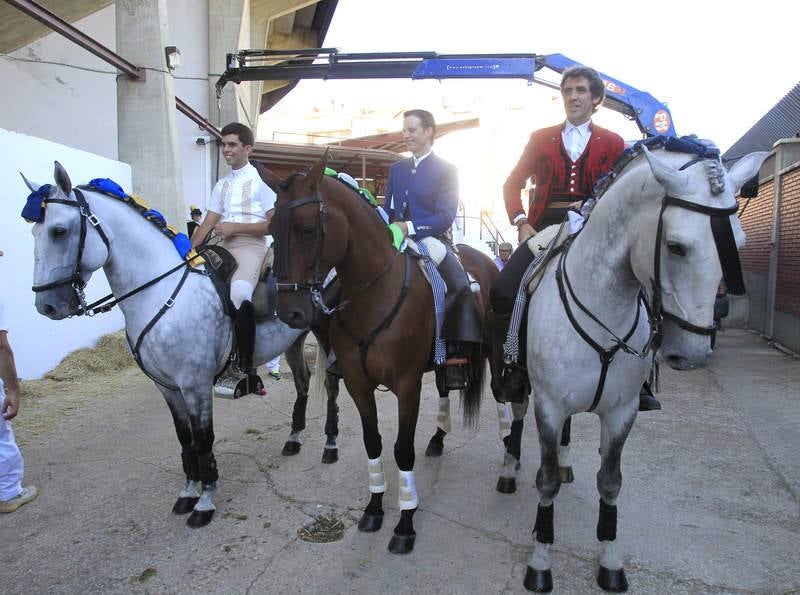 Corrida de rejones en la feria de San Antolín de Palencia