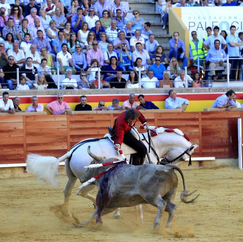 Corrida de rejones en la feria de San Antolín de Palencia