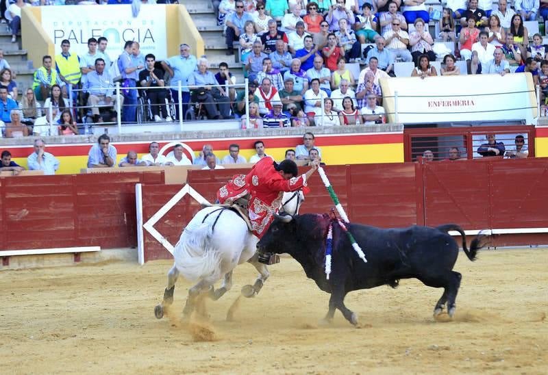 Corrida de rejones en la feria de San Antolín de Palencia