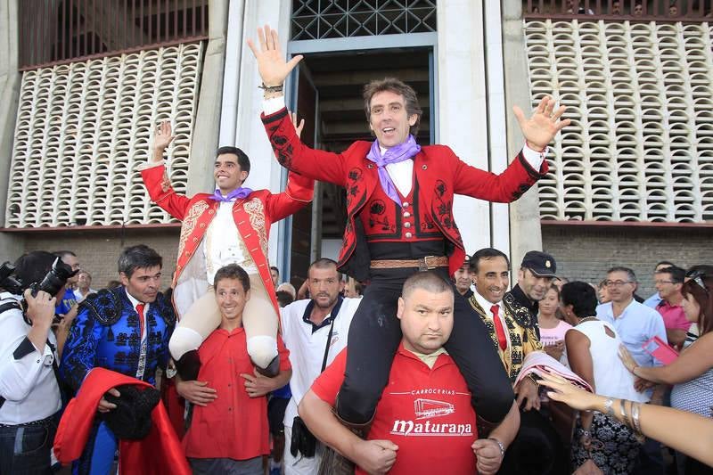 Corrida de rejones en la feria de San Antolín de Palencia