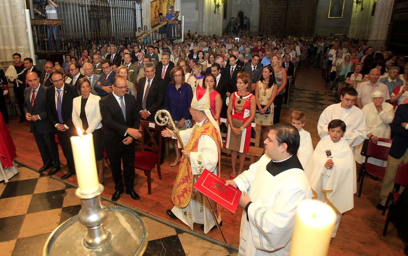 Misa en honor a San Antolín en las fiestas de Palencia