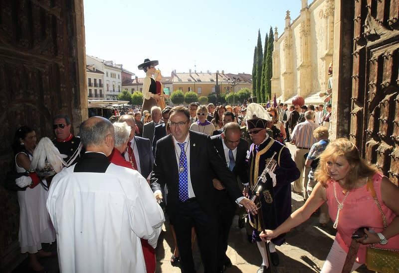 Misa en honor a San Antolín en las fiestas de Palencia