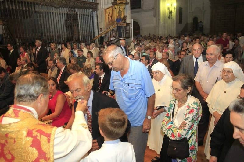 Misa en honor a San Antolín en las fiestas de Palencia