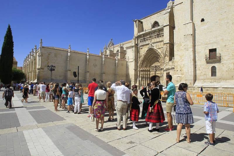 Misa en honor a San Antolín en las fiestas de Palencia