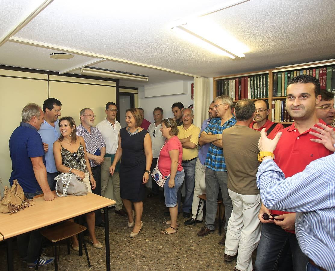 Julio Villarrubia presenta su candidatura a la Secretaría General del PSOE de Castilla y León en Palencia