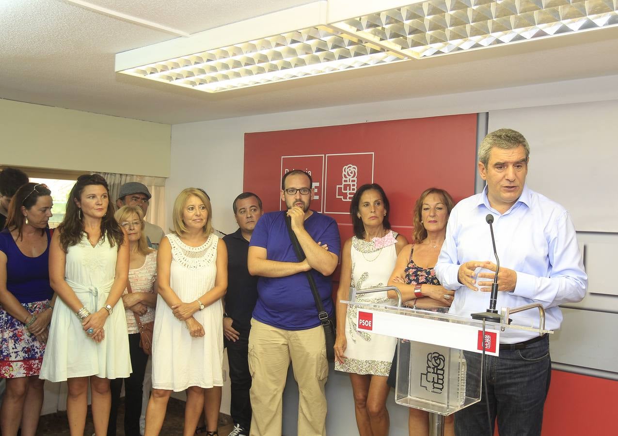 Julio Villarrubia presenta su candidatura a la Secretaría General del PSOE de Castilla y León en Palencia