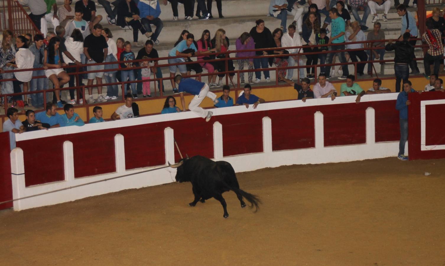 Primer encierro de las fiestas de Simancas. Valladolid