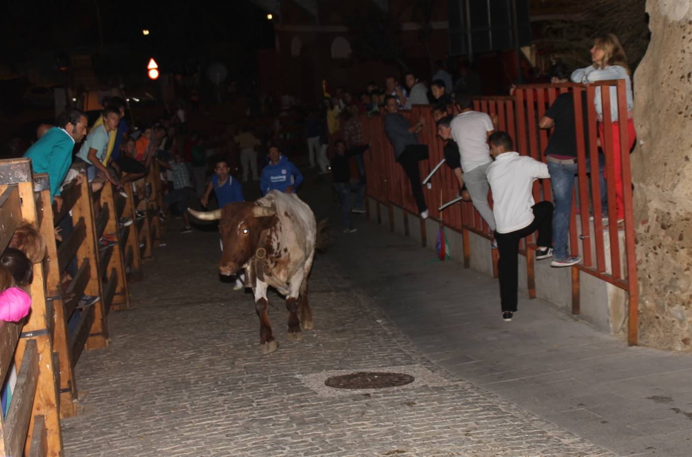 Primer encierro de las fiestas de Simancas. Valladolid