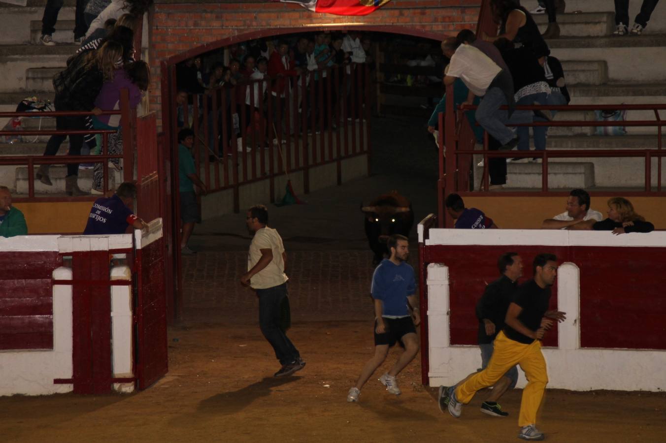 Primer encierro de las fiestas de Simancas. Valladolid