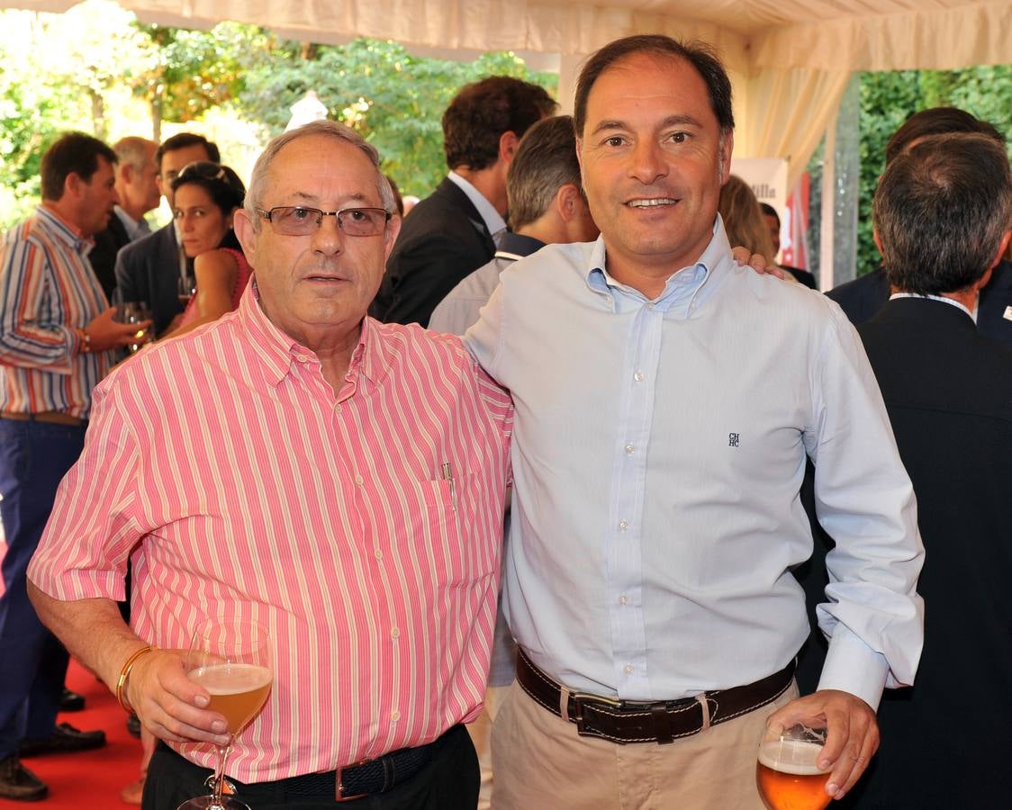 José Luis Cantalapiedra, del Restaurante Micasa, con Roberto Carranza, de Action Services.