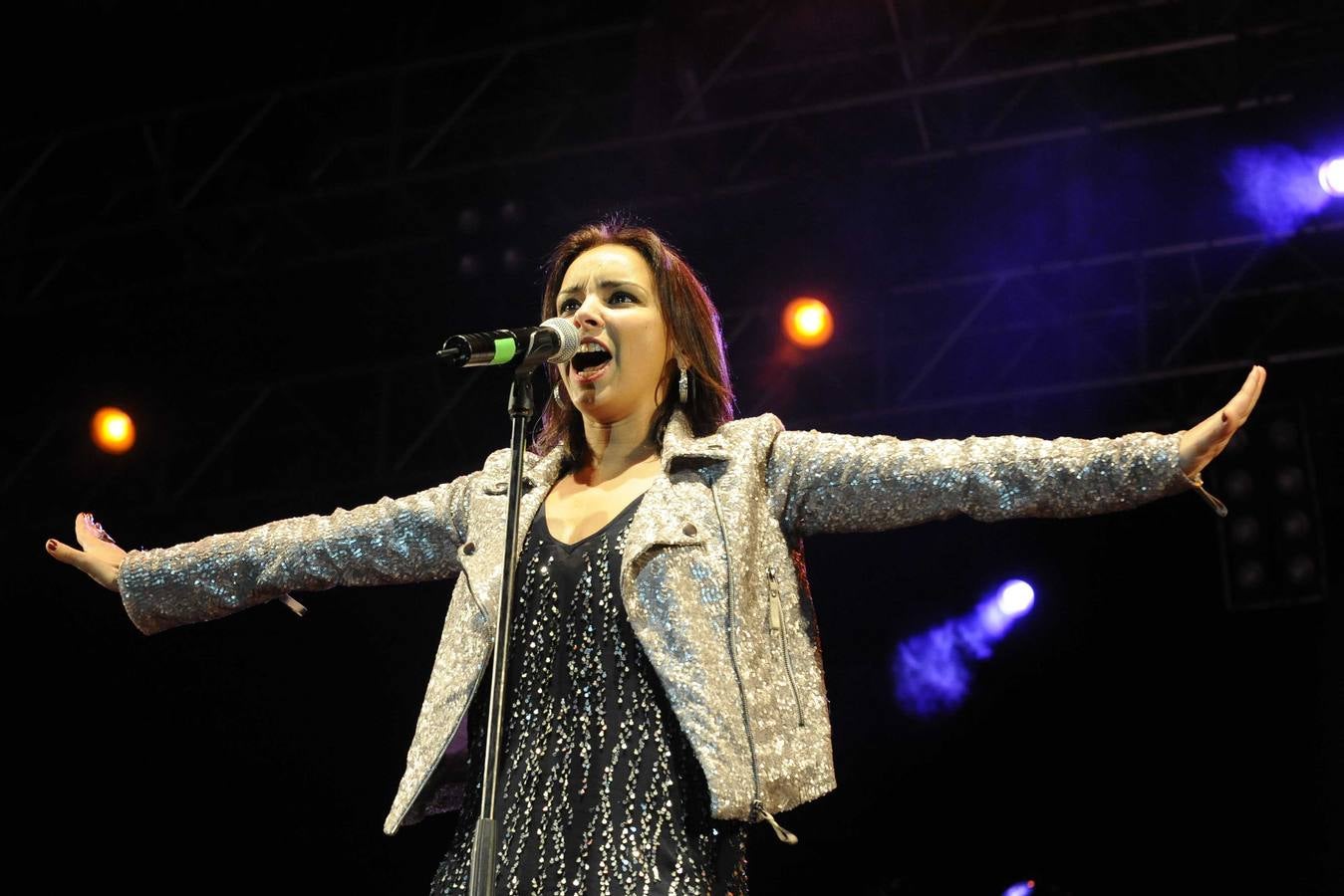 Concierto de Chenoa en la Plaza Mayor de Valladolid