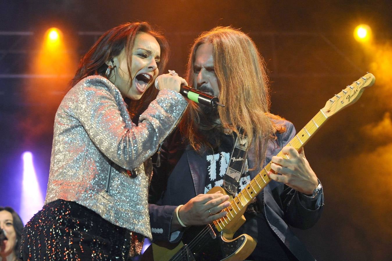 Concierto de Chenoa en la Plaza Mayor de Valladolid