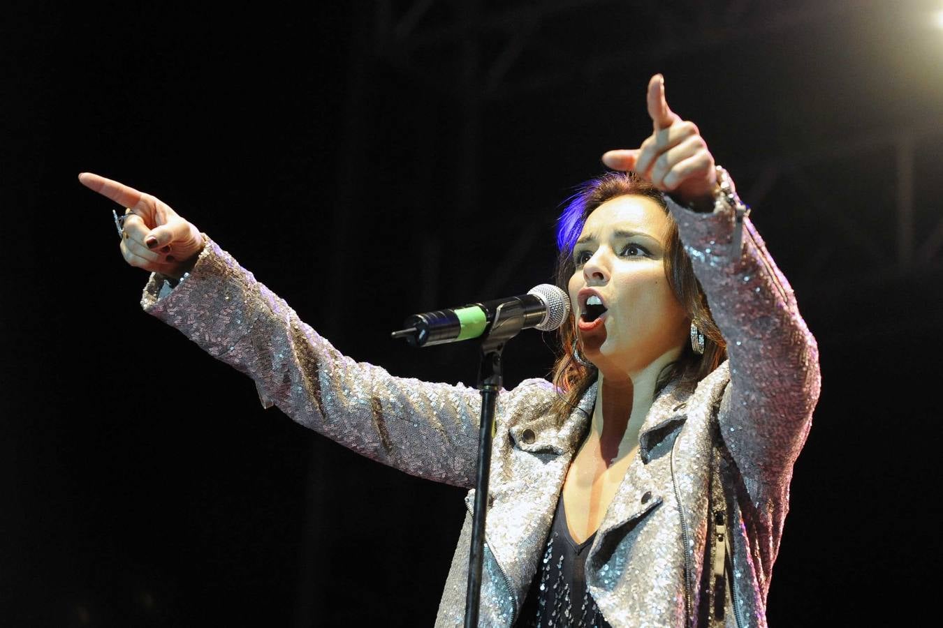 Concierto de Chenoa en la Plaza Mayor de Valladolid