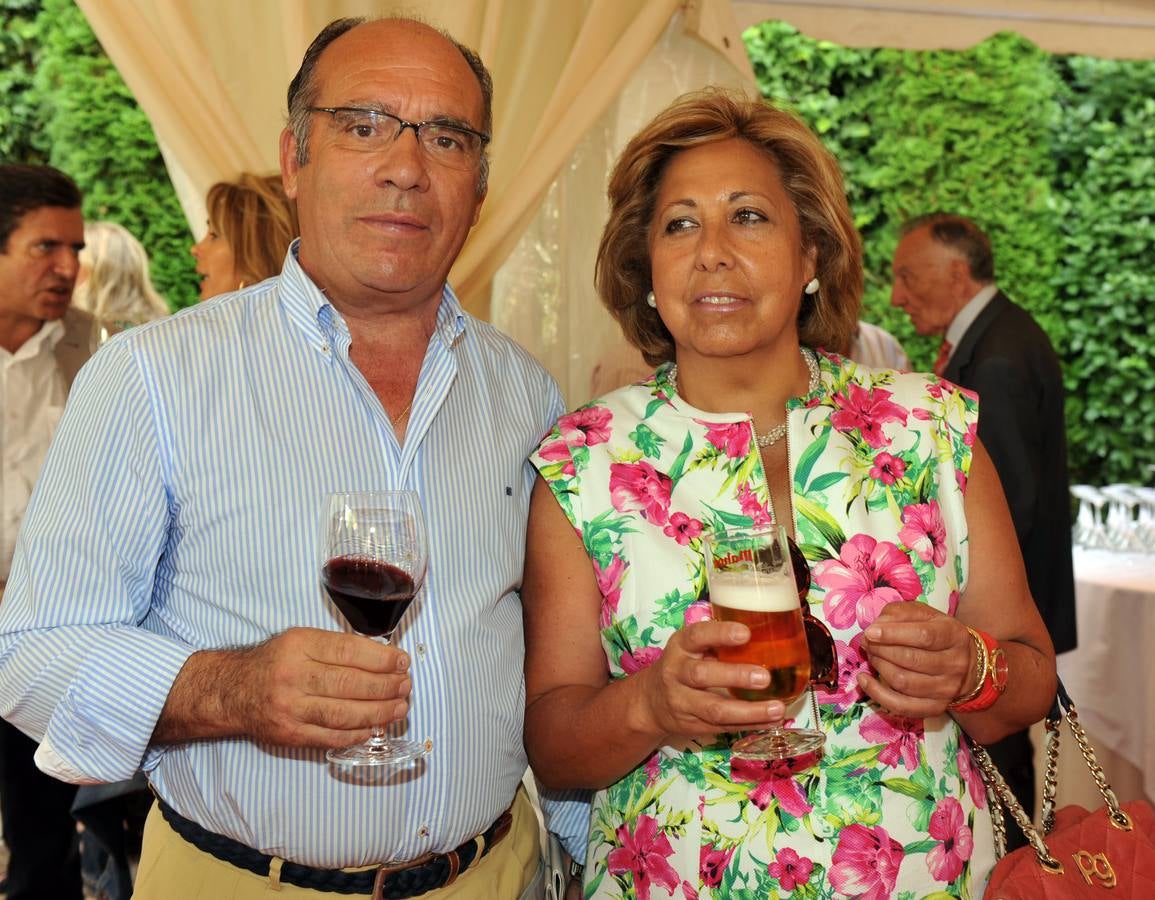 José Ángel López Anderson con su esposa, Ascensión Hernanz.