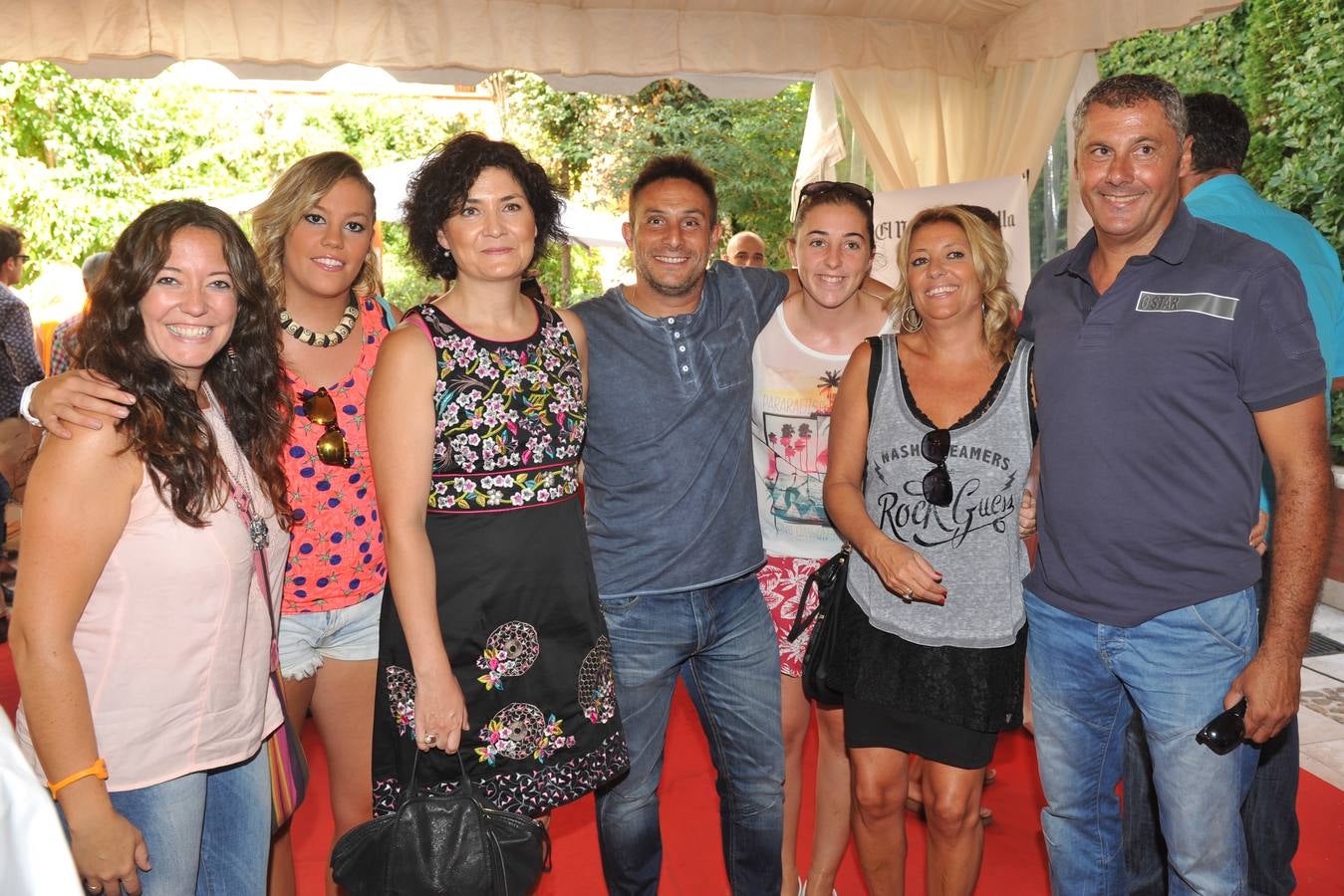 María Martín, Andrea de la Fuente, Marta Seisdedos, Julio Hernando, Marta González, Maribel Rebollo y Paco de la Fuente, del Centro Deportivo y de Ocio Covaresa.