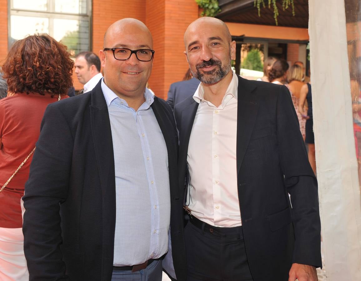 Domingo Rodríguez, director de Publicidad de El Norte, con Francisco del Cura, de Fremap.