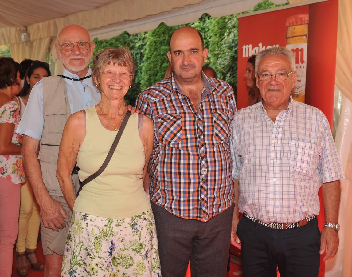 Jeff y Joceline Frith, Fernando García y Lorenzo Linares.