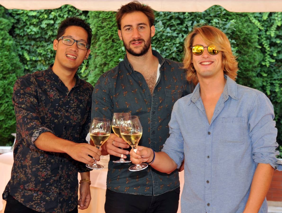 El grupo Morrigans. Aby Loya, Jorge Villaboy y Alberto Menéndez.