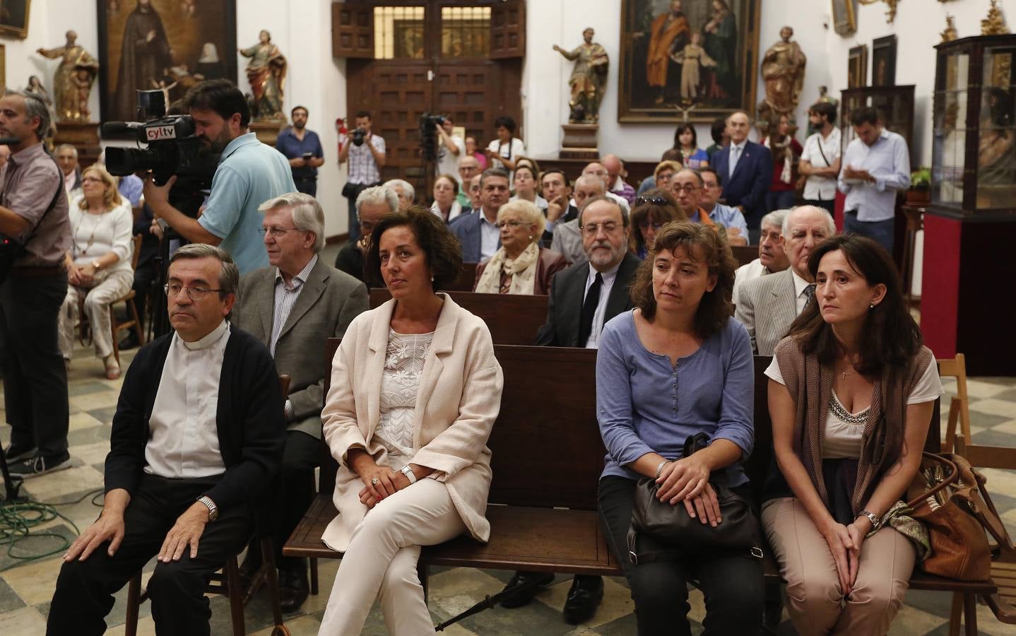 Presentación de la restauración del retablo de la Iglesia de San Miguel y San Julián de Valladolid