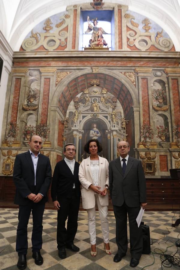 Presentación de la restauración del retablo de la Iglesia de San Miguel y San Julián de Valladolid