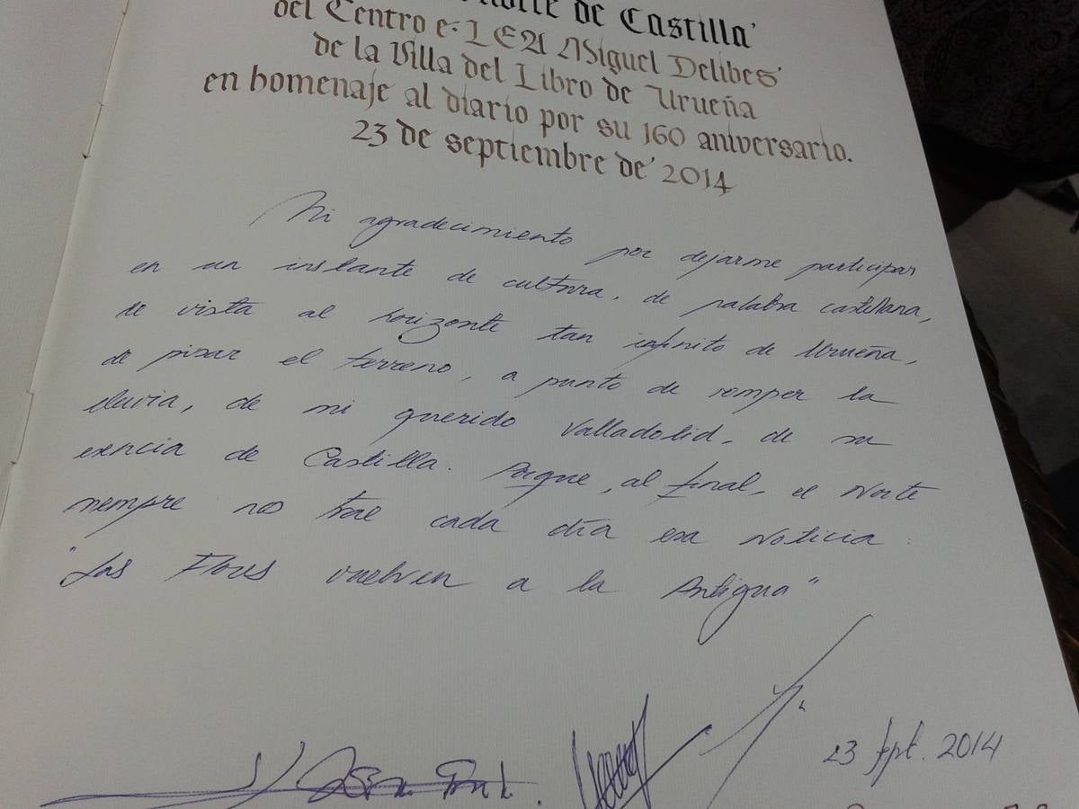 Inauguración del Patio El Norte de Castilla del Centro e-LEA Miguel Delibes de la Villa del Libro de Urueña (1/2)