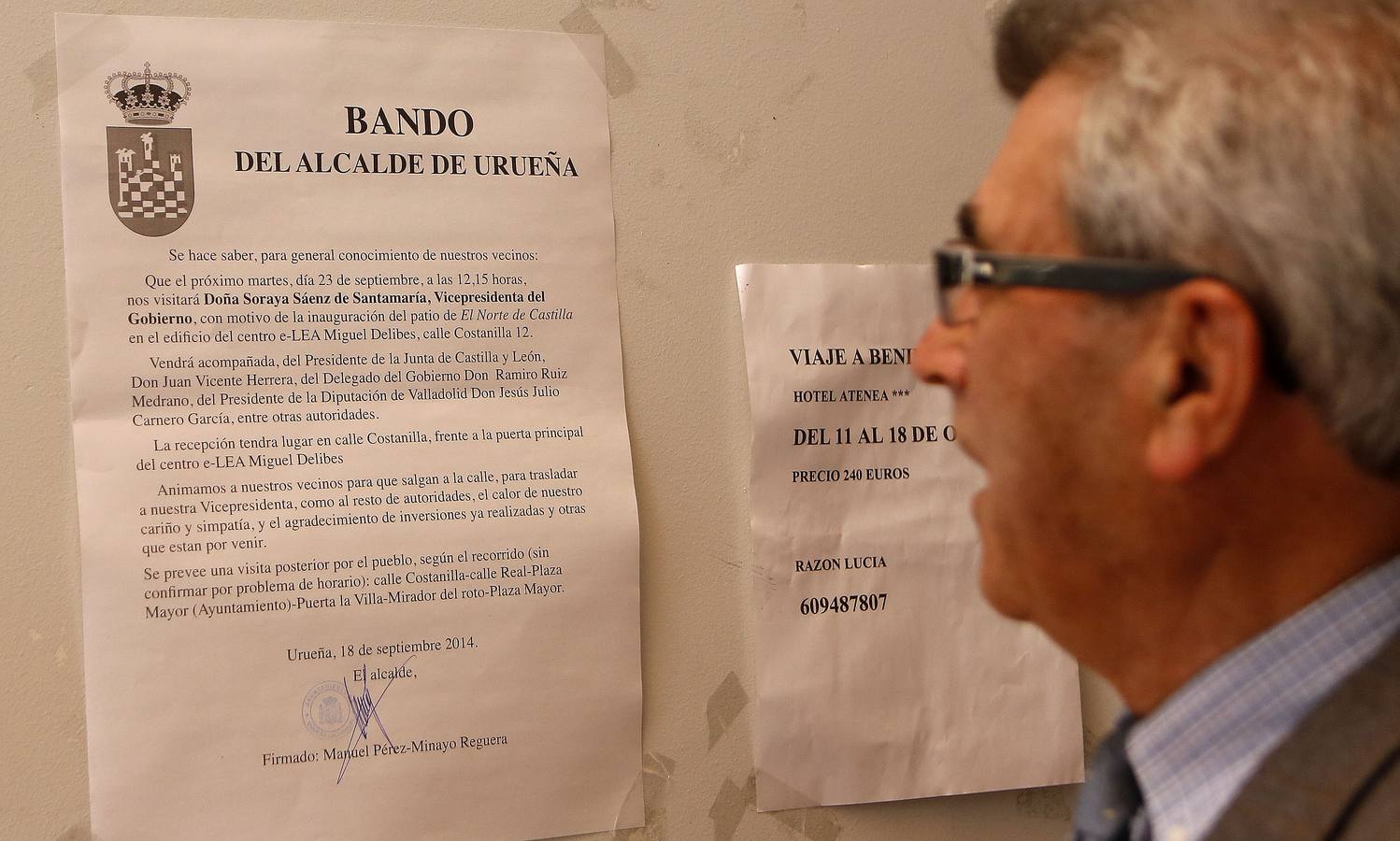 Inauguración del Patio El Norte de Castilla del Centro e-LEA Miguel Delibes de la Villa del Libro de Urueña (2/2)