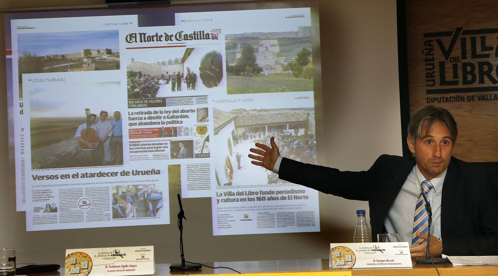 Teófanes Egido participa en &#039;La historia de la provincia de Valladolid&#039;, en Urueña