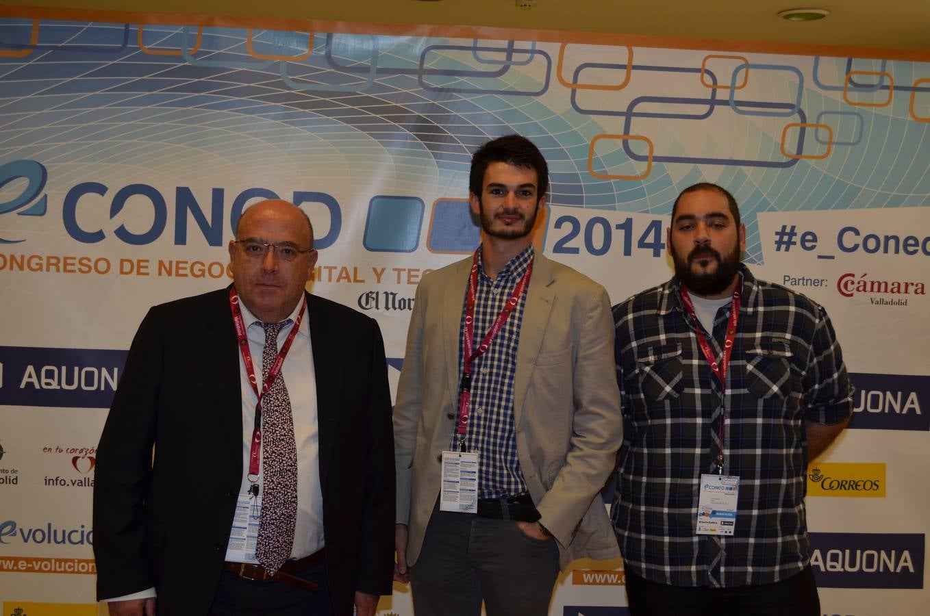 Asistentes a la segunda edición del congreso e-Coned en la Feria de Valladolid (1/2)