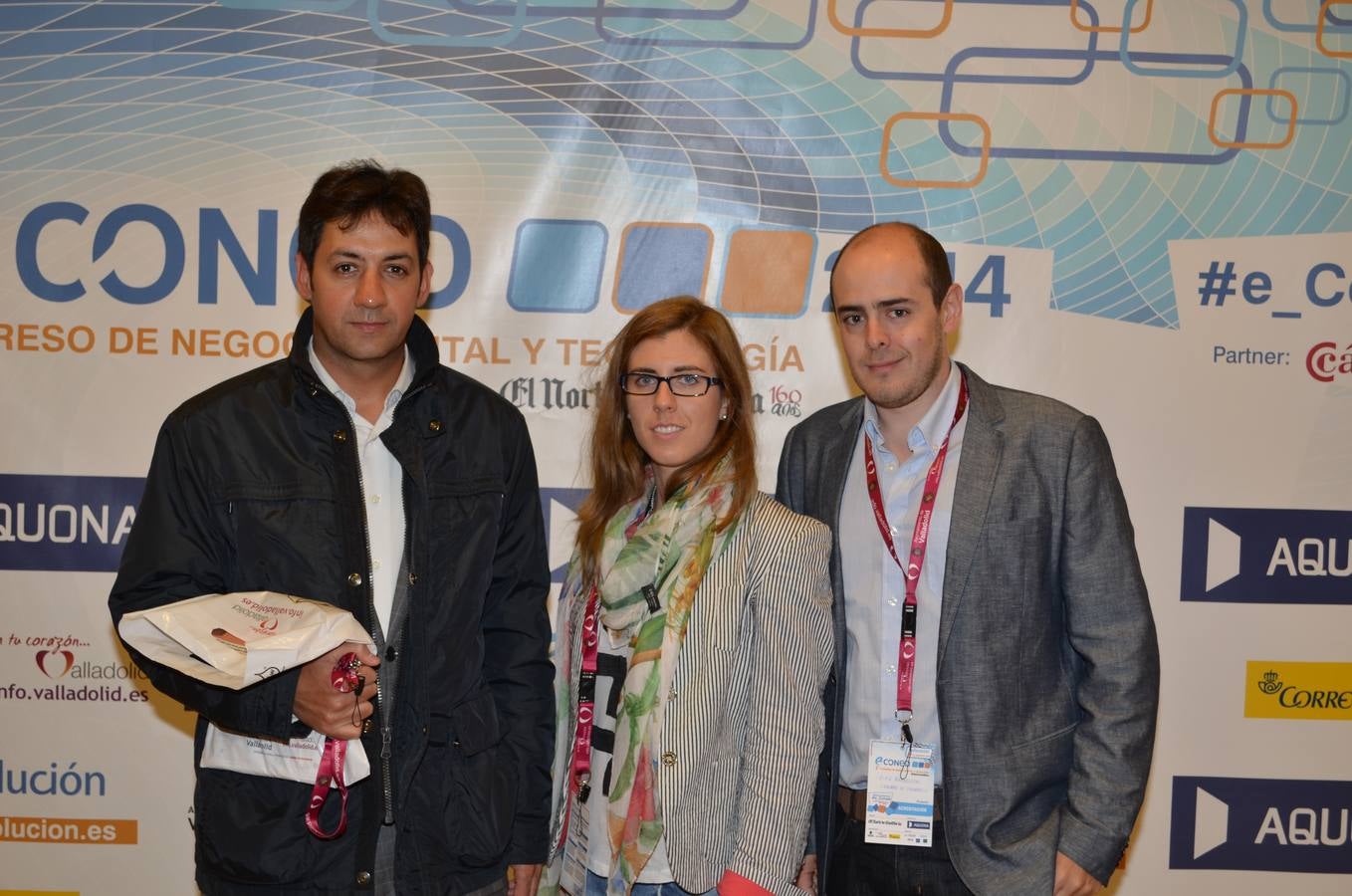 Asistentes a la segunda edición del congreso e-Coned en la Feria de Valladolid (1/2)