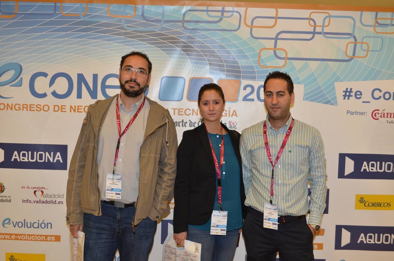 Asistentes a la segunda edición del congreso e-Coned en la Feria de Valladolid (1/2)