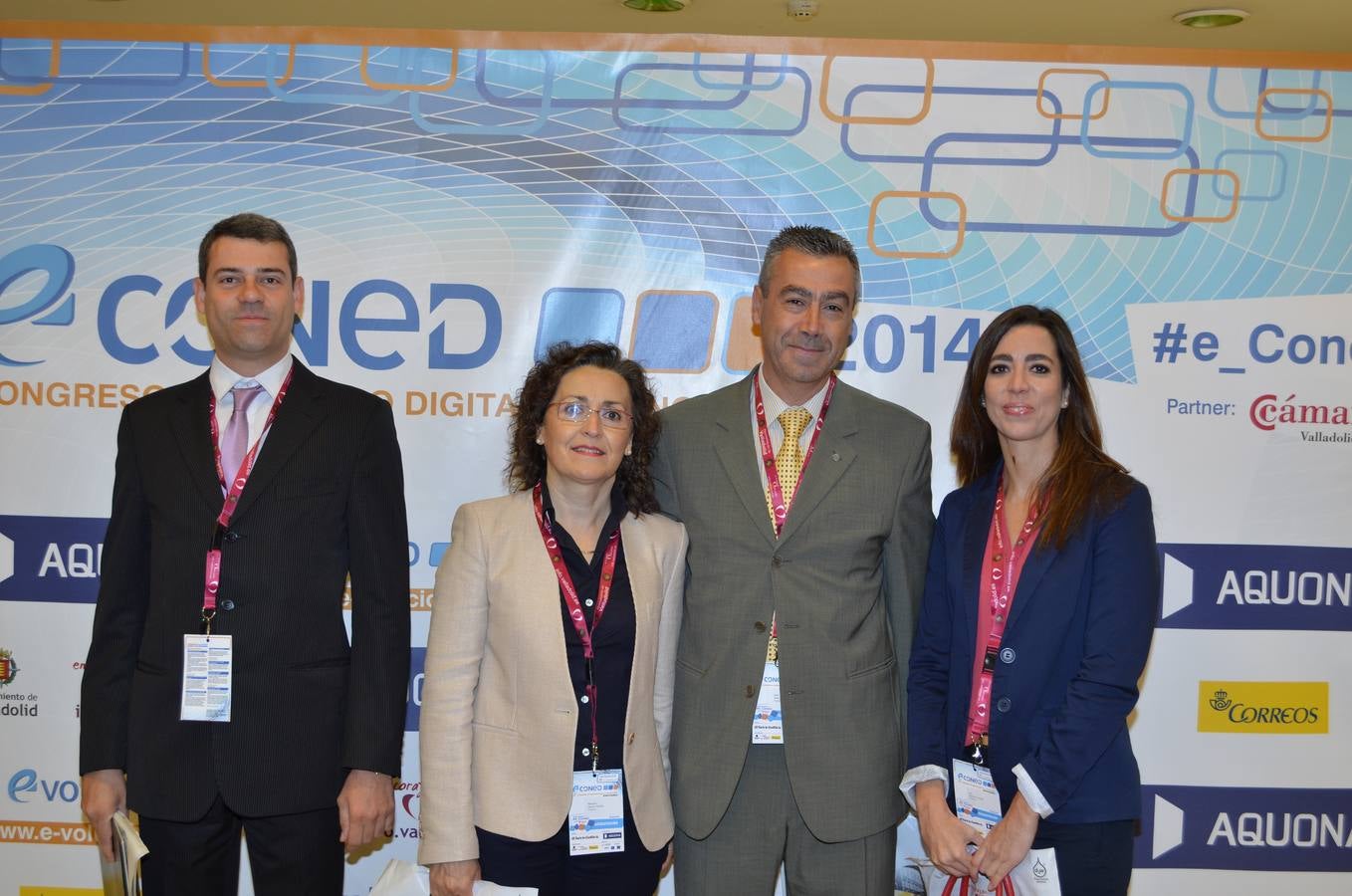 Asistentes a la segunda edición del congreso e-Coned en la Feria de Valladolid (1/2)