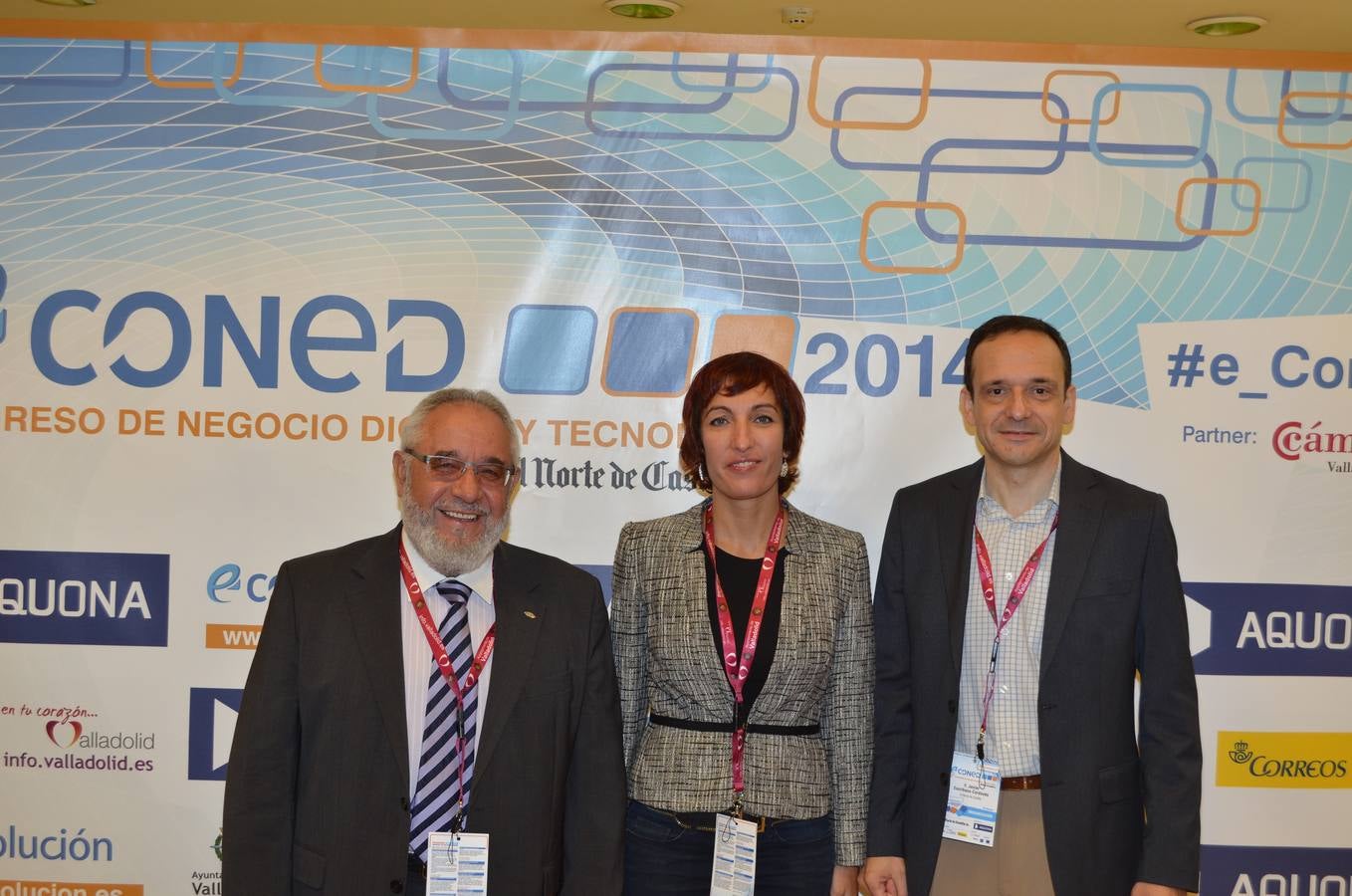 Asistentes a la segunda edición del congreso e-Coned en la Feria de Valladolid (1/2)
