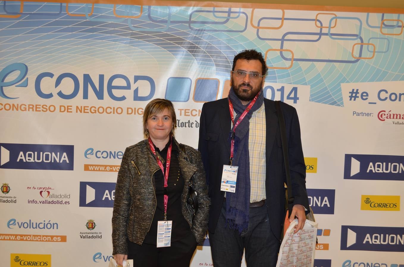 Asistentes a la segunda edición del congreso e-Coned en la Feria de Valladolid (1/2)