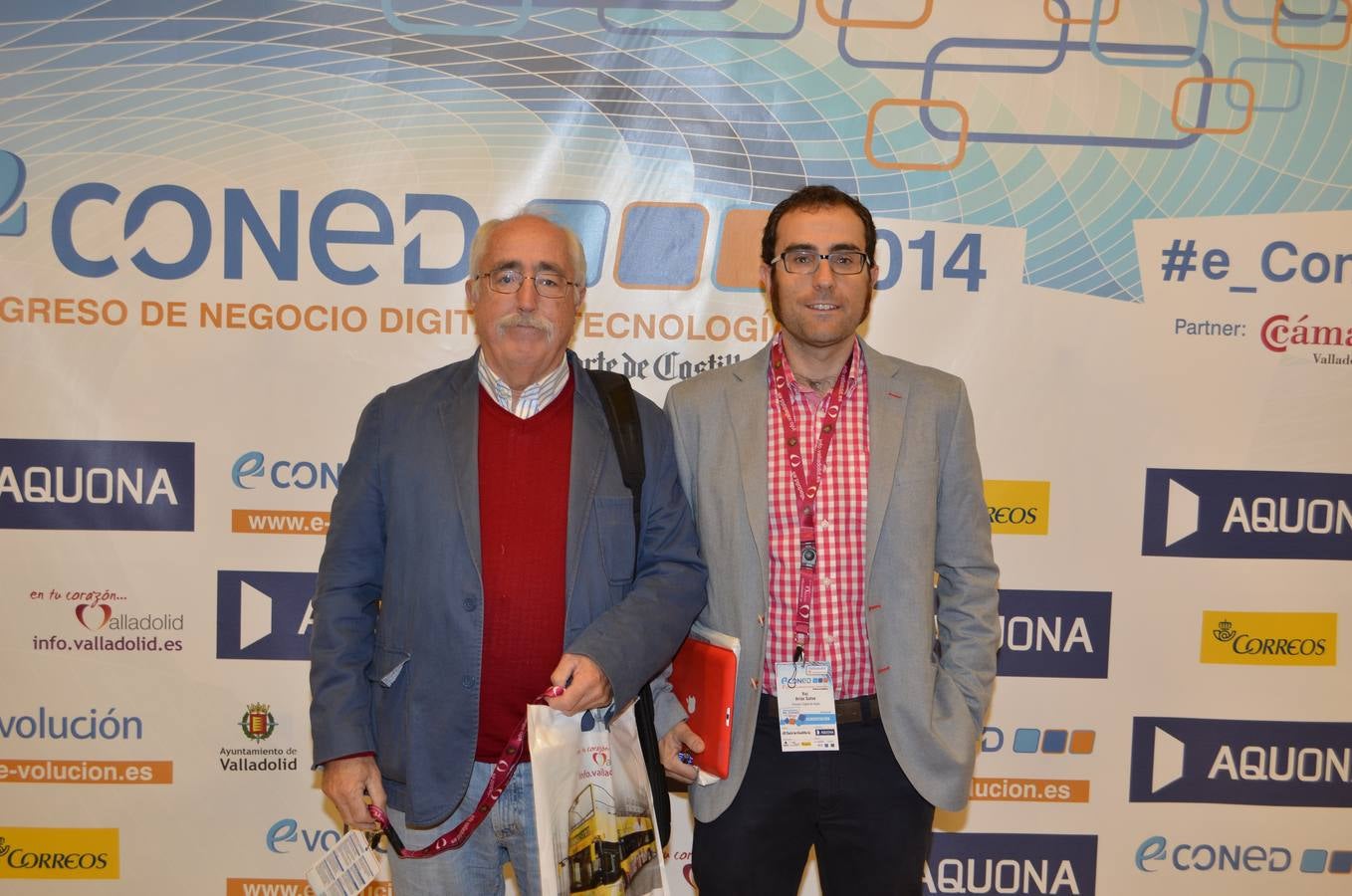 Asistentes a la segunda edición del congreso e-Coned en la Feria de Valladolid (1/2)