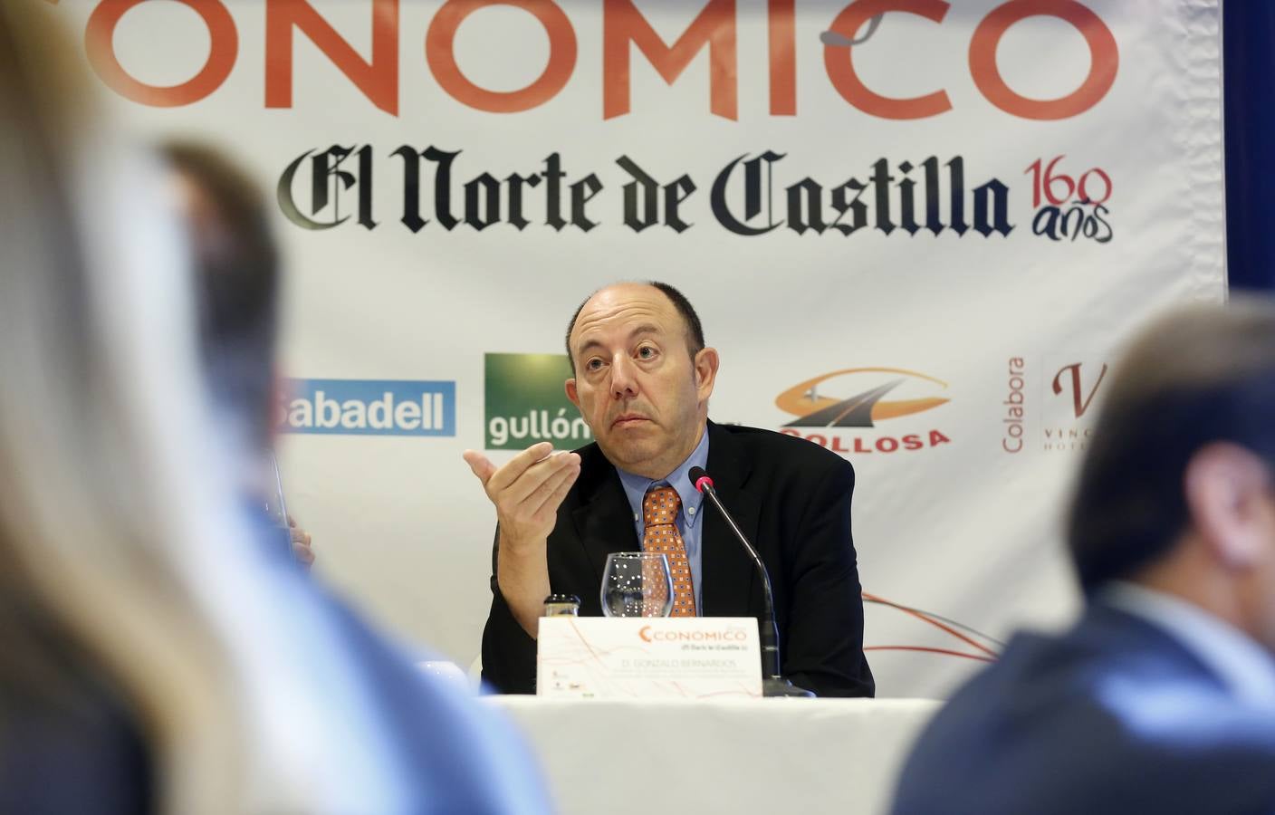 Gonzalo Bernardos, catedrático de Economía de la Universidad de Barcelona, en el Foro Económico de El Norte de Castilla