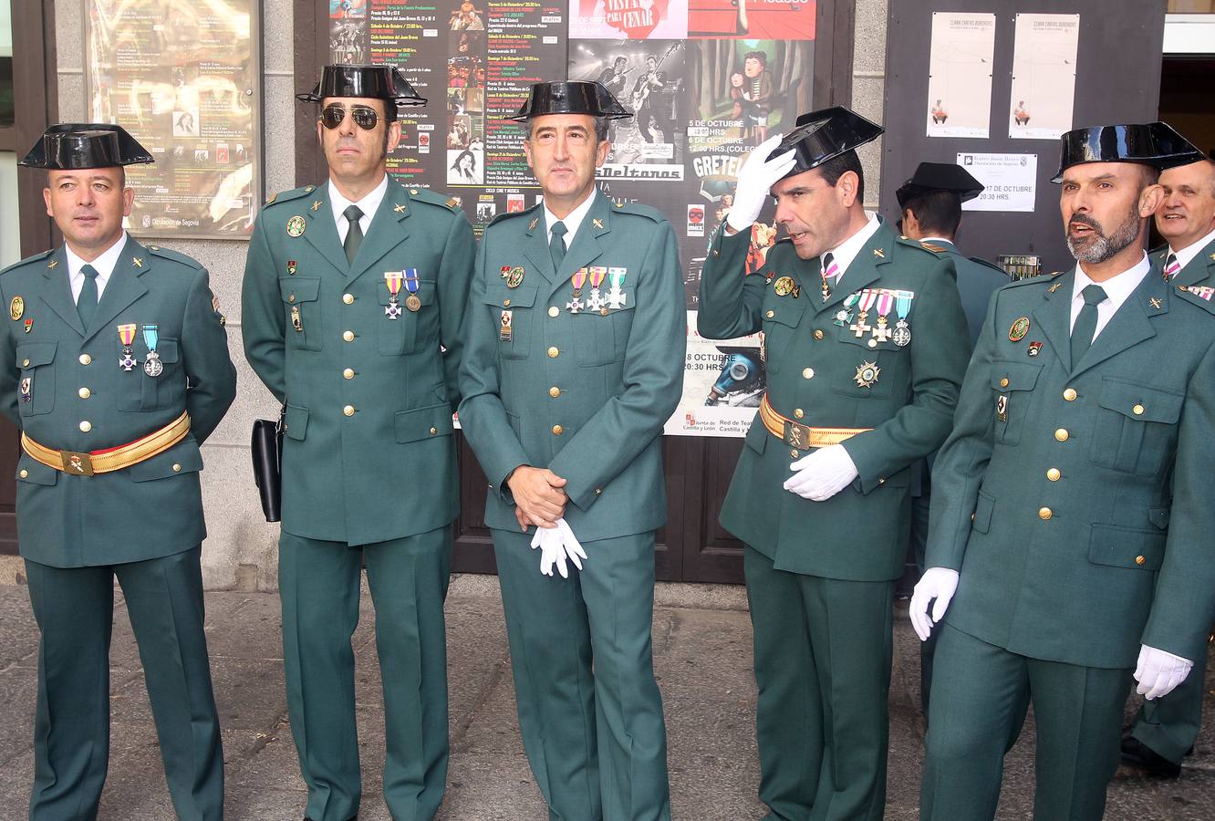 La Guardia Civil de Segovia celebra la Virgen del Pilar