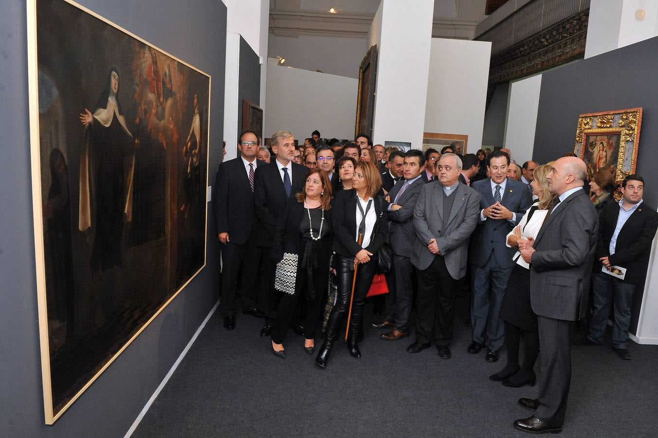 Inauguración de la exposición dedicada a Santa Teresa de Jesús en el Museo de las Ferias de Medina del Campo (Valladolid)