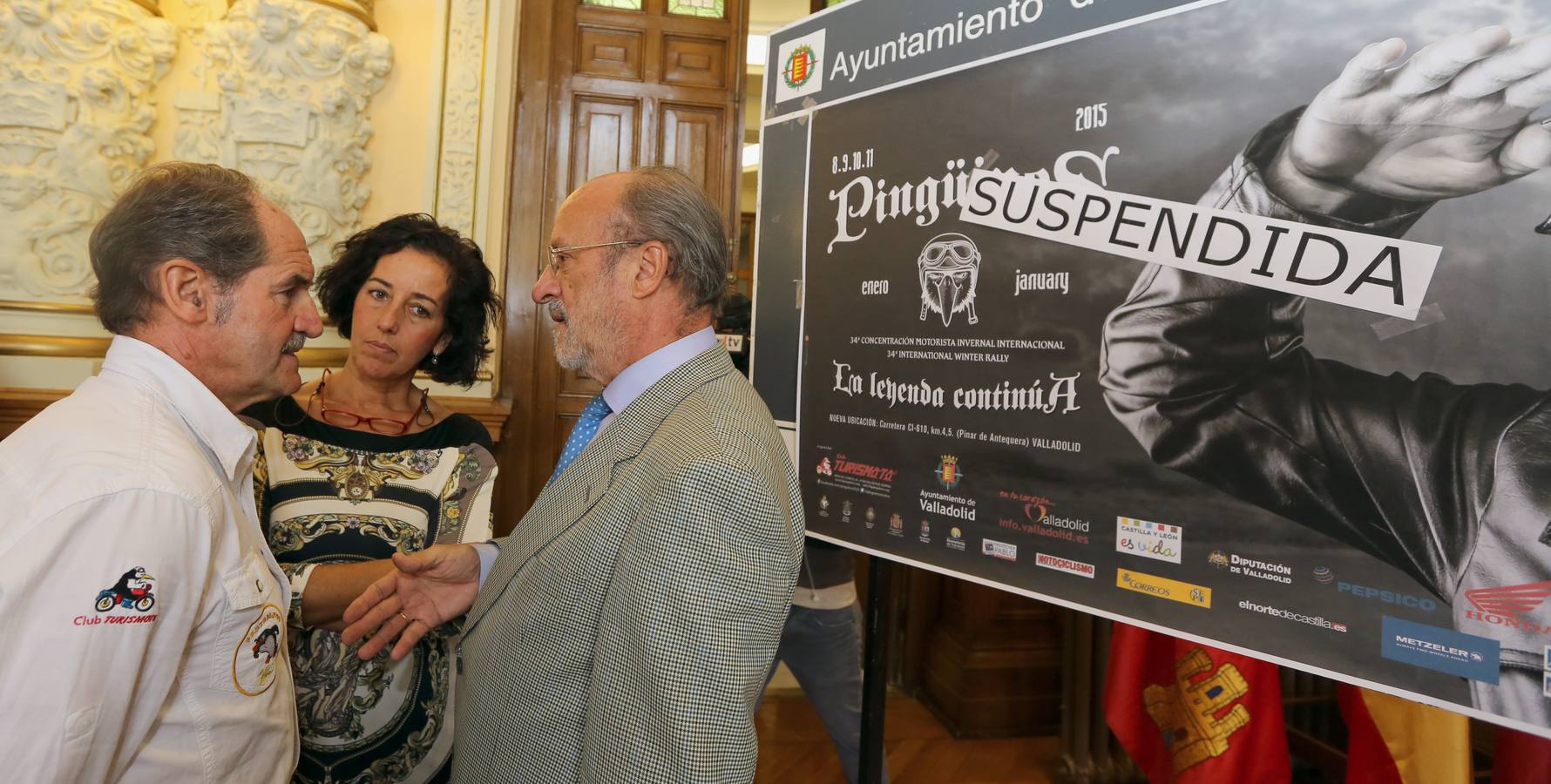 El acalde de Valladolid y el presidente de Turismoto anuncian la suspensión de Pingüinos 2015