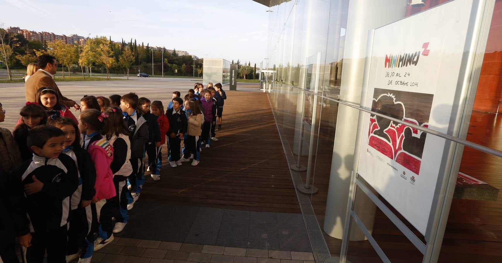 Niños de varios colegios de Valladolid participan en la sección Miniminci de la Seminci