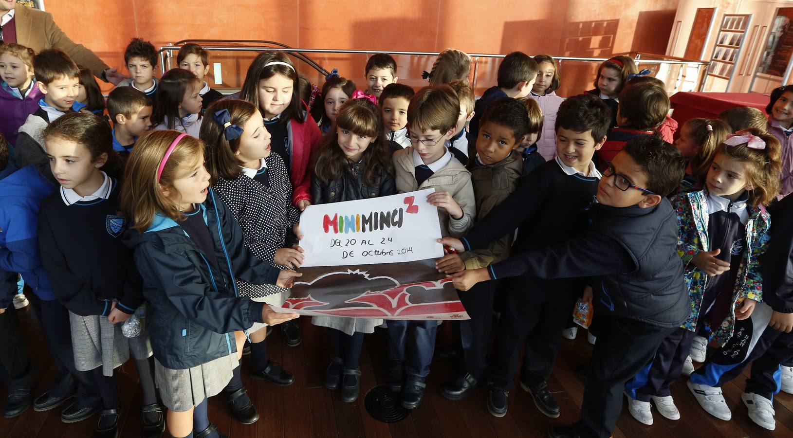 Niños de varios colegios de Valladolid participan en la sección Miniminci de la Seminci