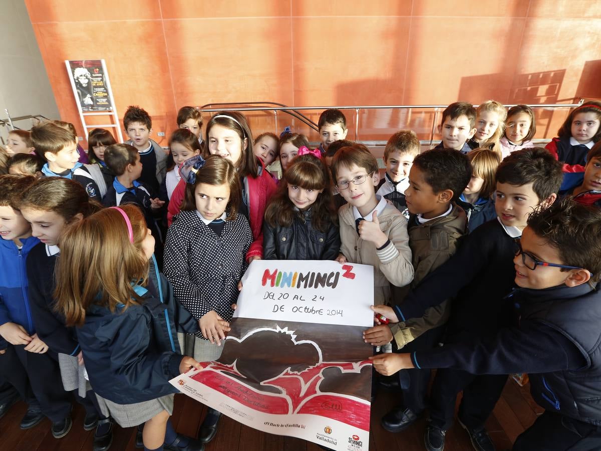 Niños de varios colegios de Valladolid participan en la sección Miniminci de la Seminci